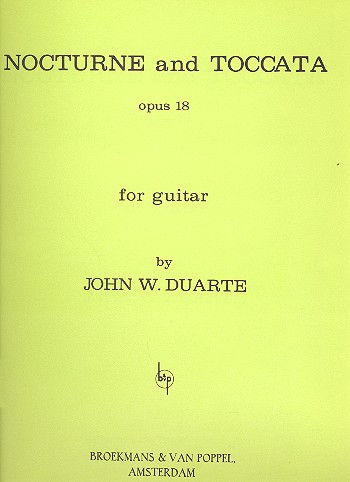 Nocturne and Toccata op.18&nbsp;&nbsp;for guitar&nbsp;&nbsp;