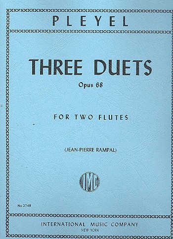 3 Duets op.68  for 2 flutes  
