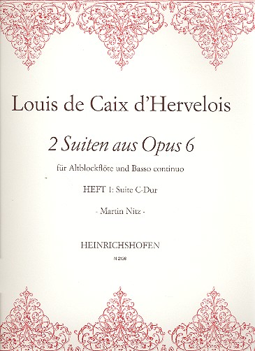 Suite C-Dur aus op.6  für Altblockflöte und Bc  