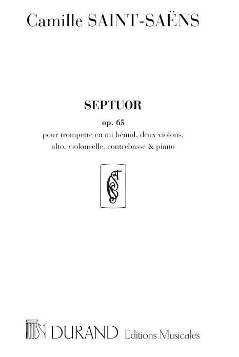 Septuor op.65 pour trompette,&nbsp;&nbsp;quintette a cordes et piano&nbsp;&nbsp;parties et partition