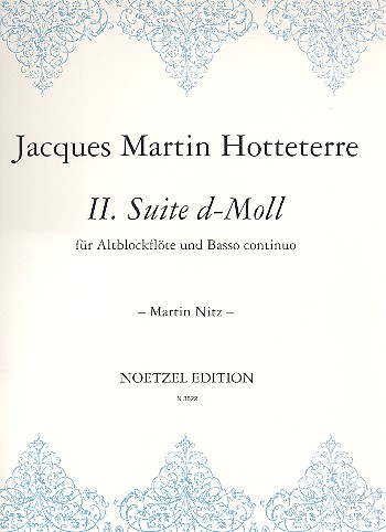 Suite d-Moll Nr.2 für  Altblockflöte und Bc  
