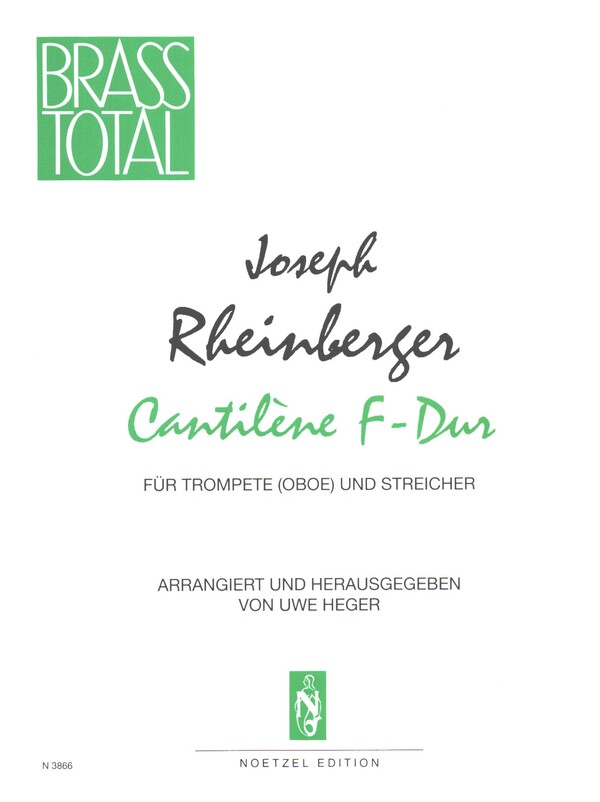 Cantilene F-Dur&nbsp;&nbsp;für Trompete (Oboe) und Streicher&nbsp;&nbsp;Partitur und Stimmen