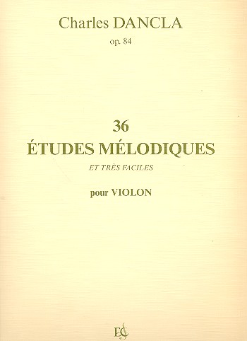 36 études mélodiques et très faciles op.84   pour violon  