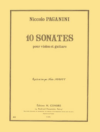 10 sonates  pour violon et guitare  