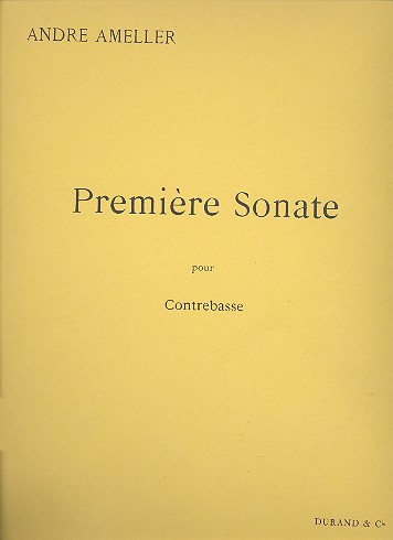 PREMIERE SONATE POUR CONTREBASSE  ET PIANO  