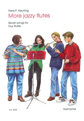 More jazzy Flutes 7 songs&nbsp;&nbsp;for 4 flutes&nbsp;&nbsp;