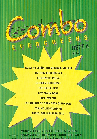 Combo Evergreens Band 4  für 2 Blechbläser und Klavier  