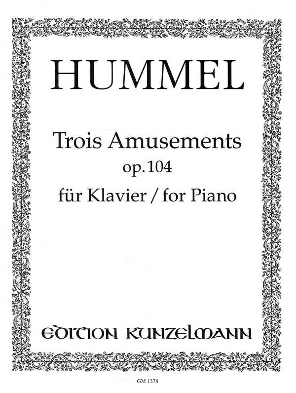 3 Amusements op.104  für Klavier  