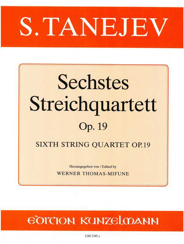 Streichquartett Nr.6 op.19    Stimmen