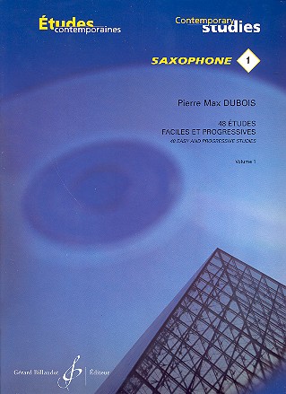 48 études faciles et progressives  vol.1 (1-24) pour saxophone  