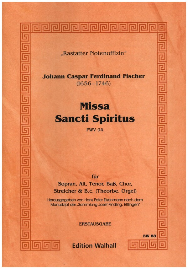 Missa sancti spiritus FWV94&nbsp;&nbsp;GEM Chor, Streicher, Bc&nbsp;&nbsp;(THEORBE,ORG)