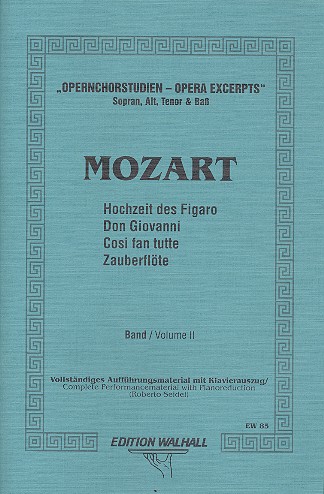 Opernchorstudien Band 2&nbsp;&nbsp;Mozart für Chor und Klavier&nbsp;&nbsp;