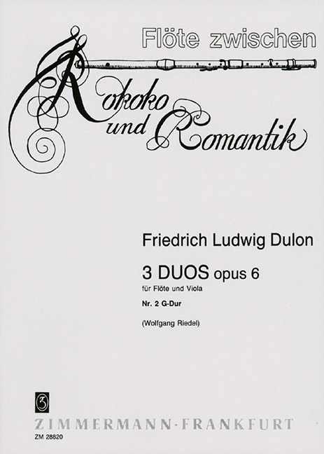 Duo F-Dur op.6,2  für Flöte und Viola  