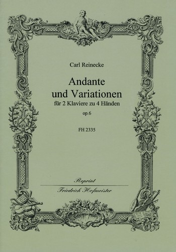 Andante und Variationen op.6  für 2 Klaviere zu 4 Händen  