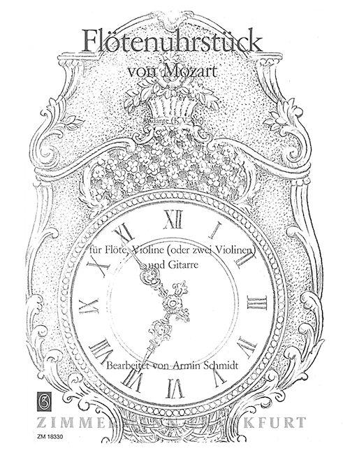 Flötenuhrstück für Flöte&nbsp;&nbsp;Violine (2 Violinen) und Gitarre&nbsp;&nbsp;