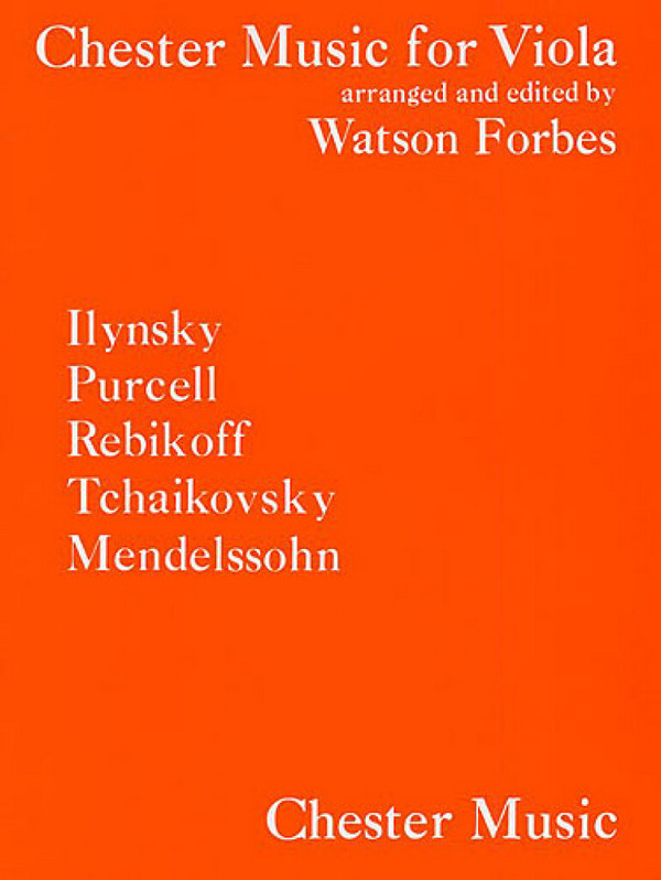 Chester Music for viola &nbsp;&nbsp;für Viola und Klavier&nbsp;&nbsp;