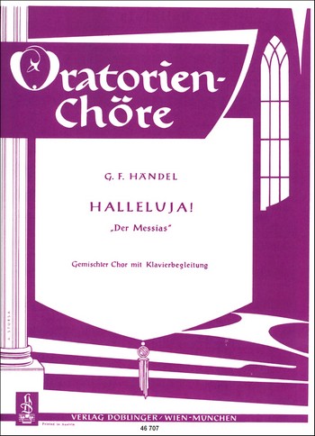 Halleluja für gem Chor und Klavier&nbsp;&nbsp;Klavierauszug&nbsp;&nbsp;