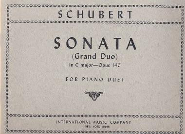 Sonata C major op.140&nbsp;&nbsp;for piano duet&nbsp;&nbsp;