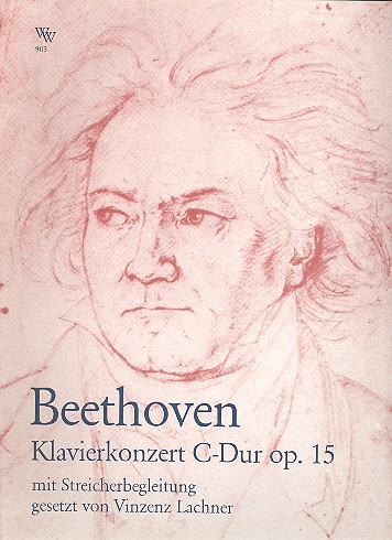 Konzert C-Dur Nr.1 op.15&nbsp;&nbsp;für Klavier und Streicher&nbsp;&nbsp;Partitur und (1-1-1-1-1)