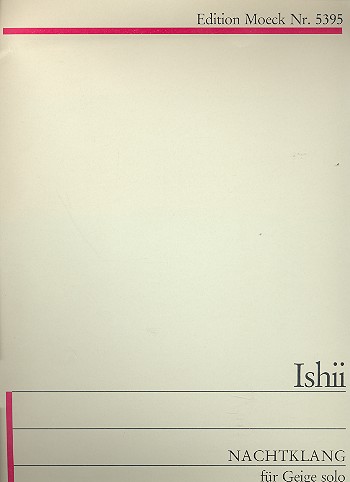 Nachtklang op.82 für  Violine solo  