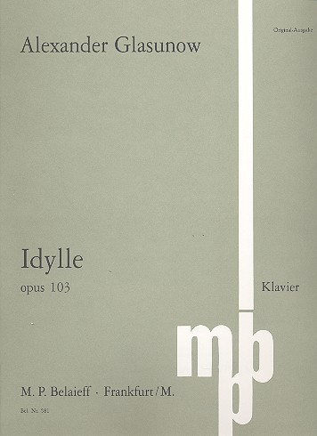 Idylle op.103  für Klavier  
