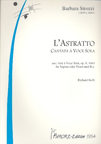 L'astratto op.8 Kantate  a voce sola für Sopran (T)  und Bc