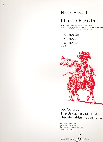Intrada et rigaudon&nbsp;&nbsp;pour trompette et piano&nbsp;&nbsp;