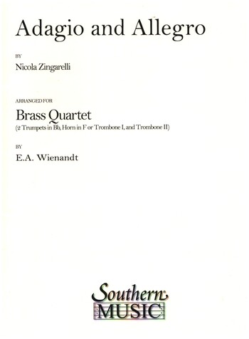 Adagio and Allegro for brass  quartet  score and parts