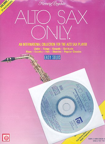 Alto Sax only Band 2 (+CD)  Lieder, Songs, Gospels, Spirituals  