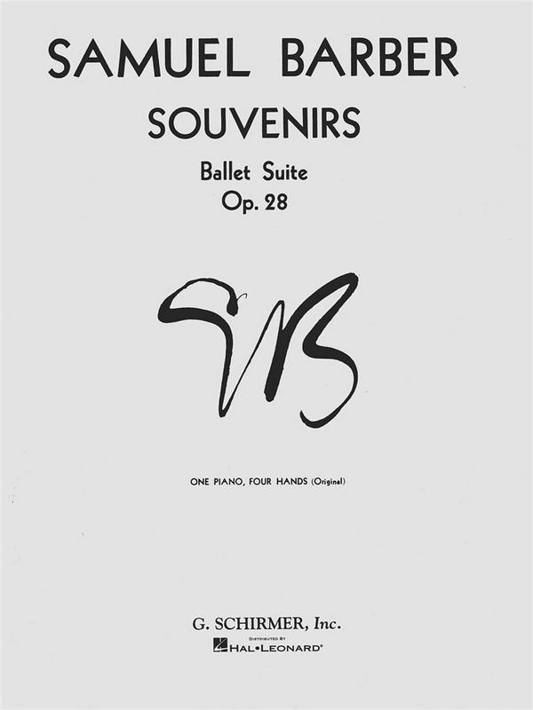 Souvenirs op.28 Ballett Suite  for piano 4 hands (original)  