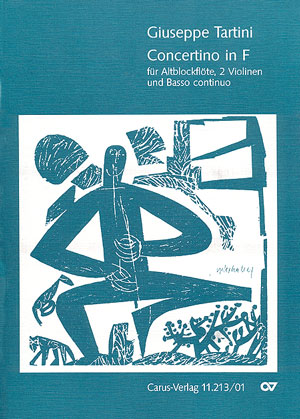 CONCERTINO F-DUR FUER&nbsp;&nbsp;ALTBLOCKFLOETE, 2 VIOLINEN&nbsp;&nbsp;UND BC,  PARTITUR