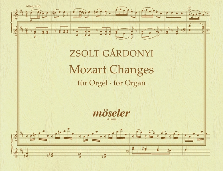 Mozart Changes  für Orgel  