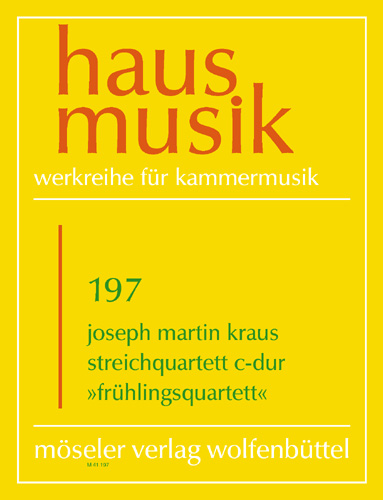 Streichquartett C-Dur&nbsp;&nbsp;Partitur und Stimmen&nbsp;&nbsp;