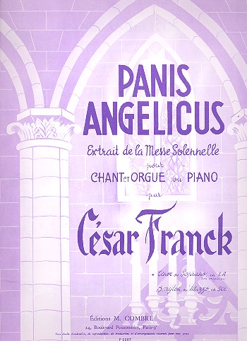 Panis angelicus pour chant  (tenor ou soprano) et orgue (piano)  