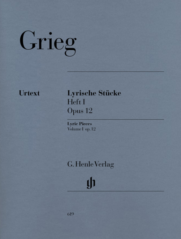 Lyrische Stücke Band 1 op.12&nbsp;&nbsp;für Klavier&nbsp;&nbsp;