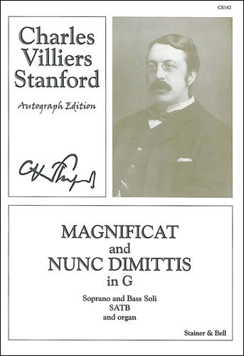 Magnificat and Nunc Dimittis g major op.81&nbsp;&nbsp;for soprano and bass soli, mixed chorus and organ&nbsp;&nbsp;chorus score (score)