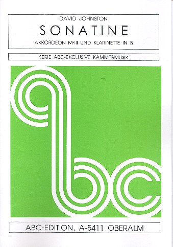 Sonatine für Akkordeon  und Klarinette in B (ABC Edition)  Kammermusik-Serie