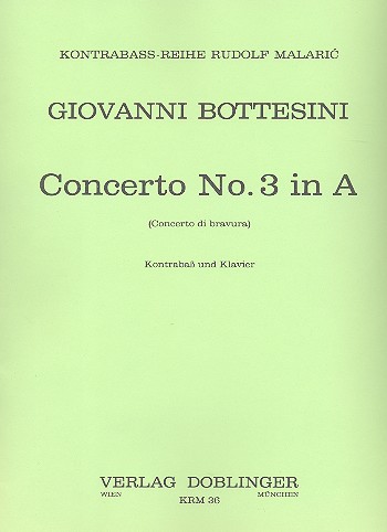 Concerto no.3 in a für Kontrabass  und Klavier  