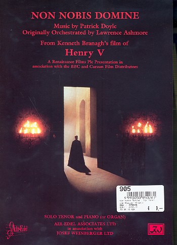 Non nobis Domine&nbsp;&nbsp;für Tenor und Klavier (Orgel)&nbsp;&nbsp;