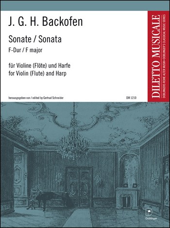 Sonate F-Dur  für Violine (Flöte) und Harfe  