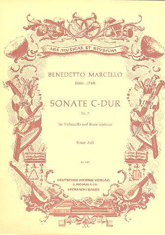 Sonate C-Dur Nr.5 für&nbsp;&nbsp;Violoncello und Bc&nbsp;&nbsp;