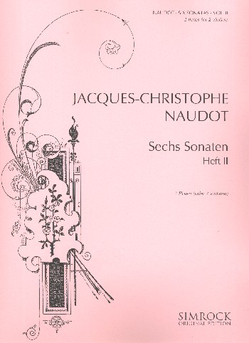 6 Sonaten Band 2 (Nr.4-6)  für 2 Flöten (Violinen)  