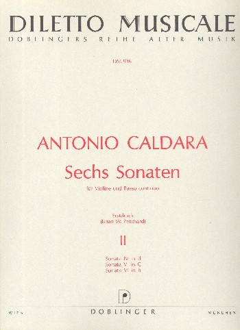 6 Sonaten Band 2 (Nr.4-6)  für Violine und Bc  