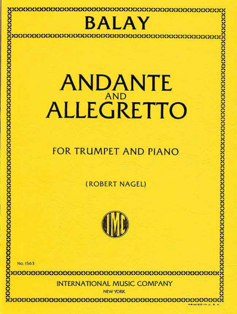 Andante and allegretto  for trumpet and piano  