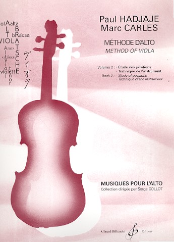 Méthode d'alto vol.2 étude des&nbsp;&nbsp;positions, technique de l'instrument&nbsp;&nbsp;