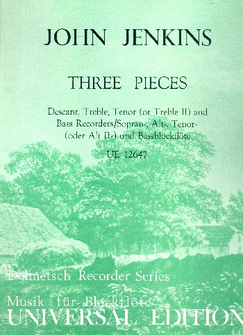 3 Pieces for 4 recorders (SATB)    