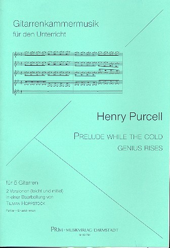 Prelude while the cold genius rises  für 5 Gitarren  