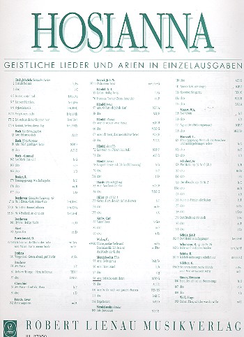 Sei stille dem Herrn Arie aus Elias&nbsp;&nbsp;für Sopran und Klavier&nbsp;&nbsp;