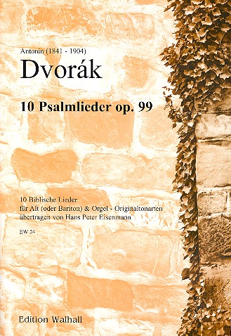 10 Psalmlieder op.99  für Alt (Bariton) und Orgel  