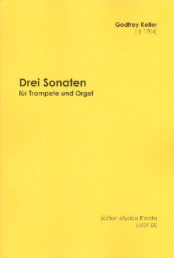 3 Sonaten für Trompete und Orgel  (Klavier)  